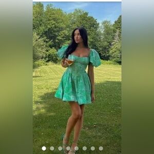 Fp Bardot short sleeve mini dress